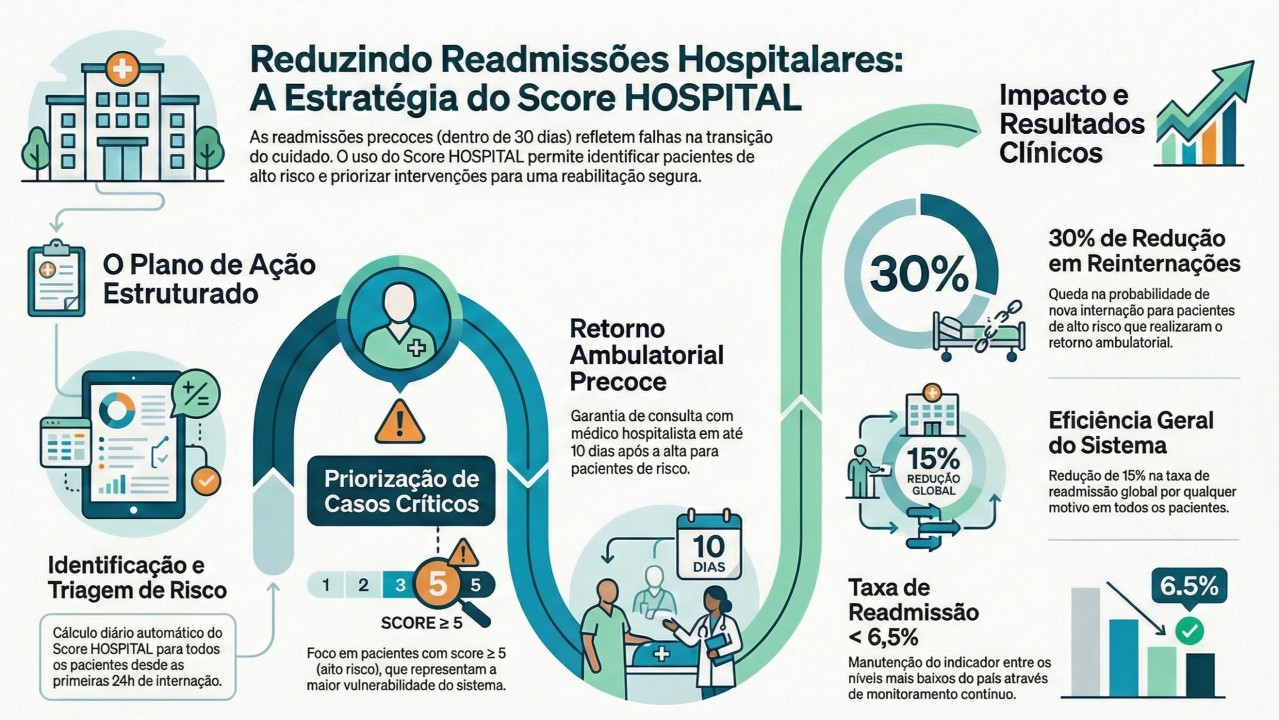 Reduzindo Readmissões Hospitalares: A Estratégia do Score HOSPITAL